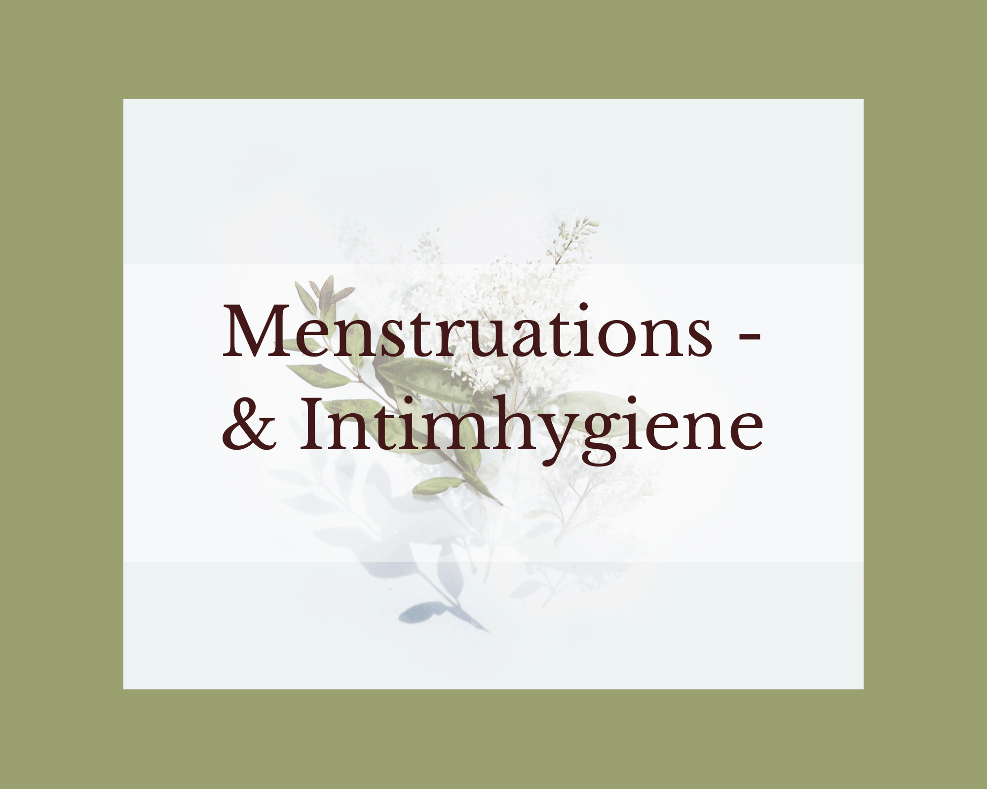 Menstruationstassen Einlagen Tampon